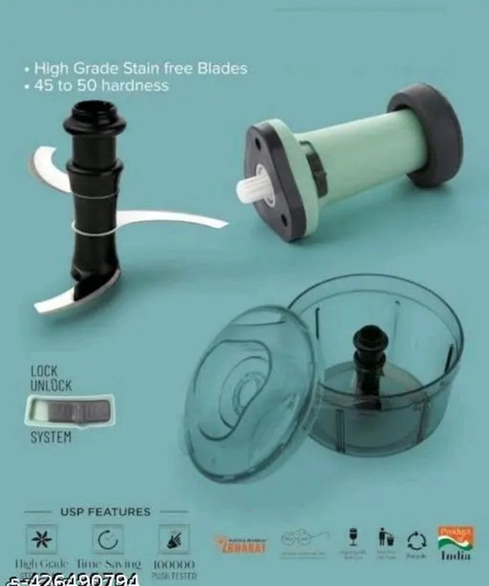 800 ml Mini portable handly chopper - Fast, easy and mess-free cutting
